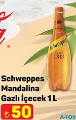 SCHWEPPES MANDALİNA GAZLI İÇECEK 1 L